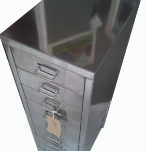 Stor 9 Drawer Steel Filing Cabinet