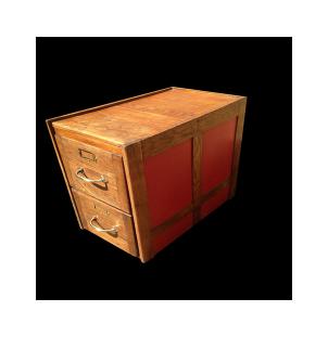 Upcycled Oak Filing Cabinet