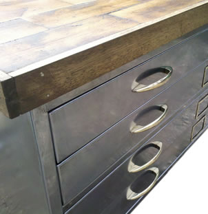 Upcycled Plan Chest Coffee Table