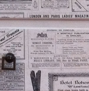 Vintage Ad Chest of Drawers