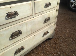 Vintage Chest of Drawers in Dove Grey