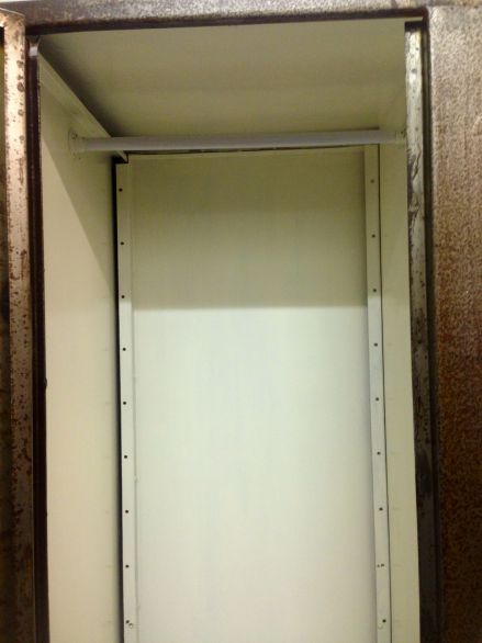 Vintage Industrial Firemans Locker/Wardrobe with LED lights