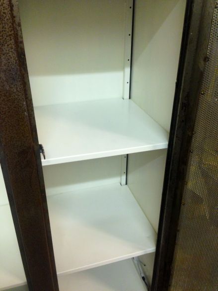 Vintage Industrial Firemans Locker/Wardrobe with LED lights