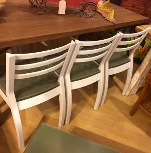Vintage painted chairs