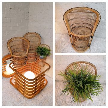 Wicker Chair for Toys and Toddlers