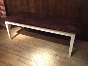 Wood dining table