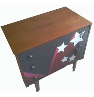 Upcycled 'Ziggy' Chest of Drawers
